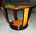 Two-tone Art Deco Round Table