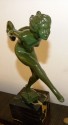 French Art Deco Female NuFrench Art Deco Female Nude Disc Dancer statue by Garciade Disc Dancer statue by Garcia