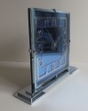 Fabulous Art Deco Cobalt Blue Clock English Moderne Circa 1930′s