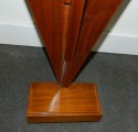 Original stepped wood Art Deco console