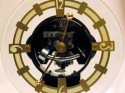 ATO clock with see thru movement