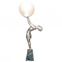 French Art Deco statue-light by, Balleste