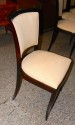 6 Art Deco Chairs Dark Rosewood for Dining or office, restored