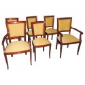 6 Stunning Art Deco Side Chairs French Style Dining