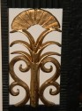 Art Deco Iron Mirror with gold details