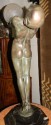 Art Deco Light Statue by Max Le Verrier called Clarte
