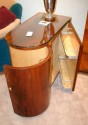 Art Deco Bar cart with rounded front
