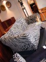 Zebra sofa suite