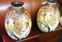 Spectacular Boch vase with pair of birds