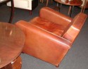 restored French club chairs