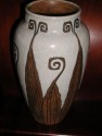  great stoneware vase, signed Catteau