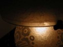 French Mushroom Shaped Glass Lamp