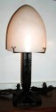 Edgar Brandt moth lamp