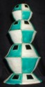 Very Unusual geometric/cubist vase