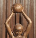 French Basketball Player Statue