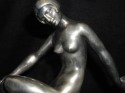 French Bronze Statue of Woman