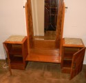 Carved French Art Deco Vanity