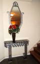 Iron Console and Mirror