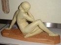 Fabulous Art Deco Bisque Nude Figure