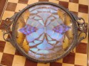 1930s Iron Butterfly Cocktail/Serving Tray • Signed by F. Billére