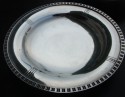 Round Silverplate French Serving Platters • Pair