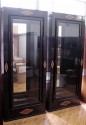 Gorgeous Macassar Art Deco Lighted Display Cabinet