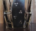 1930s Large Art Deco Czech Glass Vase