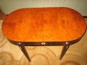 Art Deco Oval Coffee Table • Macassar and Amboyna