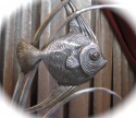 1930s French Art Deco Fish Sculpture • Signed - Len