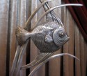1930s French Art Deco Fish Sculpture • Signed - Len