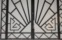 1930s Art Deco Wrought Iron Double Entry Door