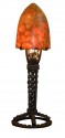 Stunning Iron and Alabaster accent Table Lamp