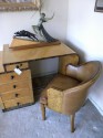 
Art Deco Queen Mary Ship Luxe Chair