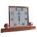 Copper Plated Square Art Deco Thermometer French