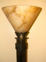 Custom style French Floor lamps Iron & Alabaster