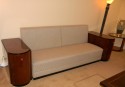 Art Deco Sofa Day bed with storage cabinets