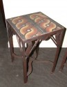 Art Deco style French Iron tile table