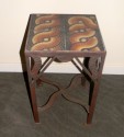 Art Deco style French Iron tile table
