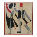 Original Art Deco Cubist Painting “The Couple” by Vilhelm Lundstrom