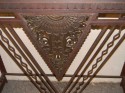 French style Art Deco metal console marble top