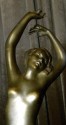 Bronze Art Deco Nude Dancer Statue by Austrian Artist Josef Lorenzl