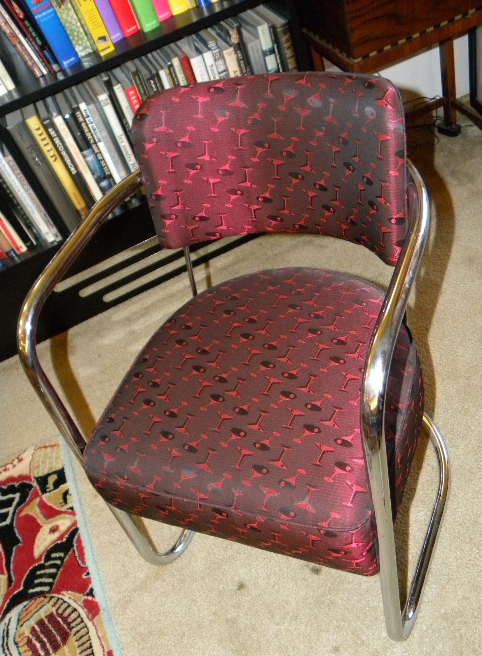 4 Streamline American Art Deco Cocktail Chairs for sale | Seating Items