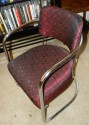4 Streamline American Art Deco Cocktail Chairs for sale
