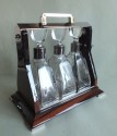 French Art Deco Tantalus liquor Cabinet in Macassar
