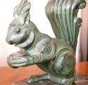 Squirrel Bookends French circa 1930′s