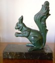 Squirrel Bookends French circa 1930′s