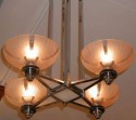  modernist chandelier with perfect chrome finish