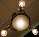 French Metalwork Chandelier