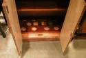 English Double Decker Bar - lower cabinet opened
