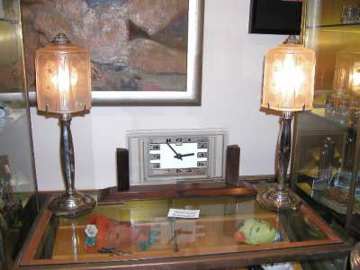  matching pair of Hettier Vincent lamps